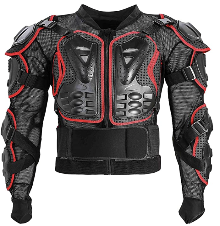 Motorrad Full Body Armor Schutzjacke ATV Guard Shirt Gear Jacket Armor Pro Street Motocross Protector mit Rückenschutz