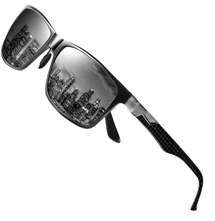 Duco Herren Luxury Carbon Fiber Bügel Polarisierte Sonnenbrille (+ 10 Farben)
