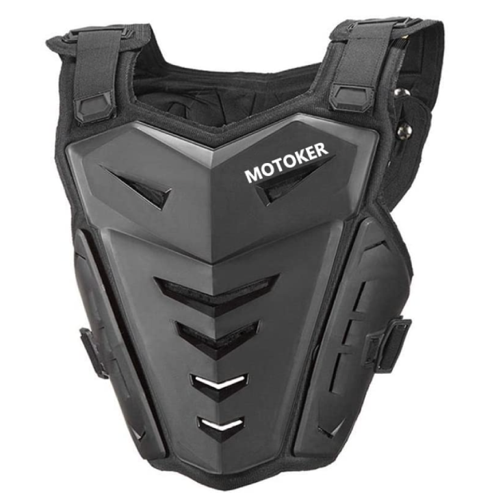 MOTOKER Protecteur de poitrine de moto Armure de pilotage Protection dorsale