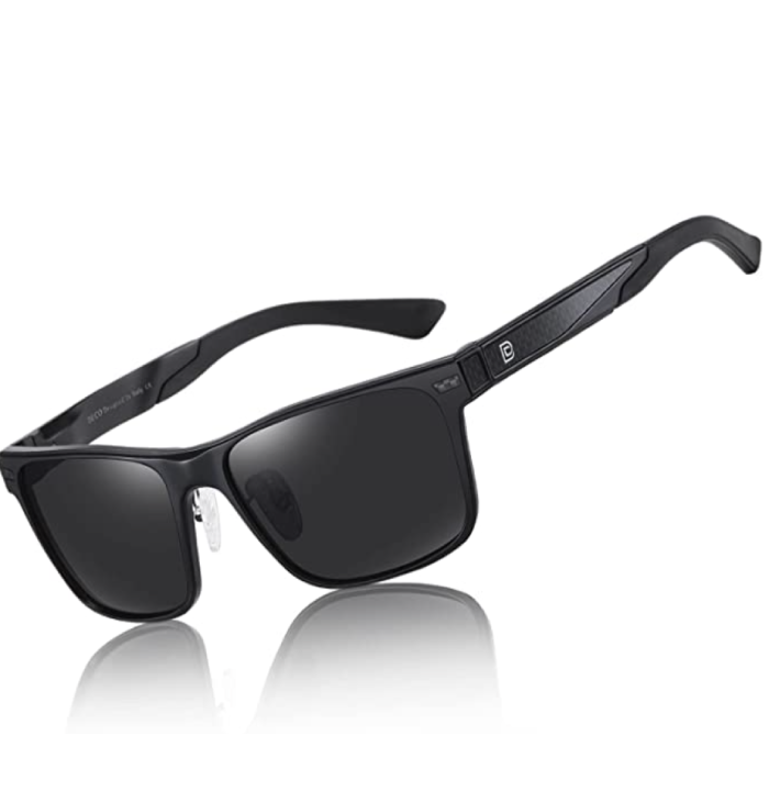 Duco Polarisierte Sonnenbrille für Männer Vintage Aluminium Rahmen Retro Sport Sonnenbrille Fahren