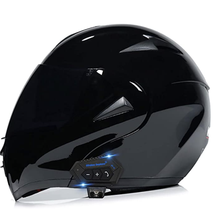 Cascos Moto Bluetooth,Cascos Full Face Flip Up Dual Visors Modular Helmets (más de 10 tipos)