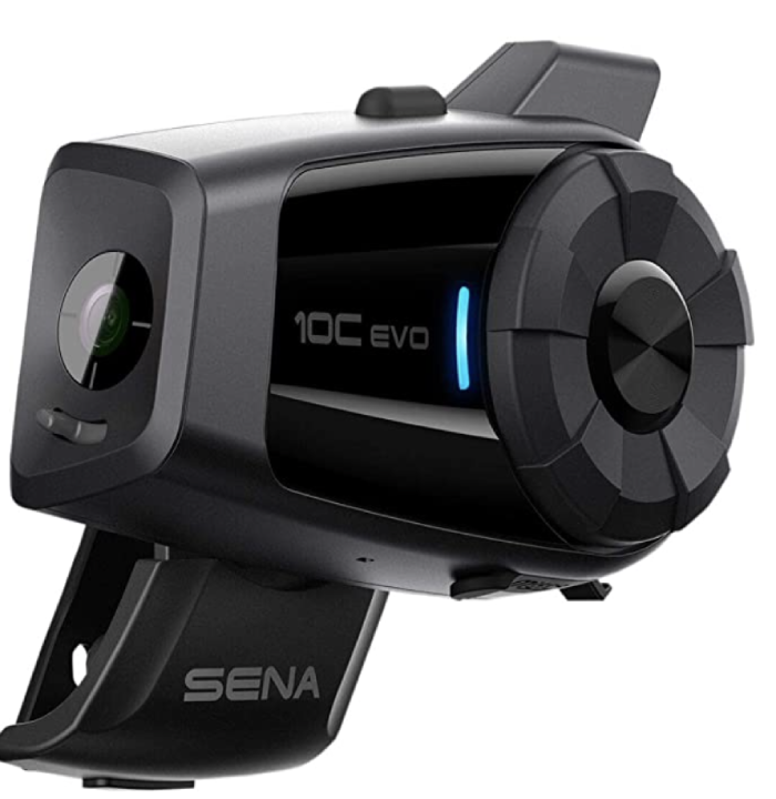 Sena 10C-EVO-01 Negro Talla Única 10C EVO Sistema de comunicación y cámara Bluetooth para motocicletas