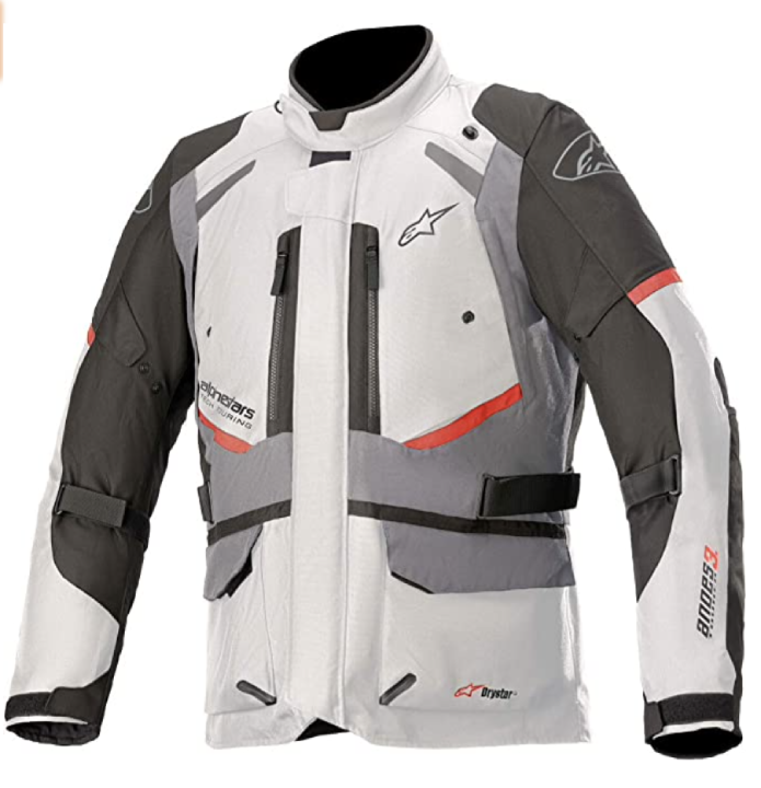 Alpinestars Grau/Schwarz Sz XL Alpinestars Andes V3 Drystar Textil Jacke