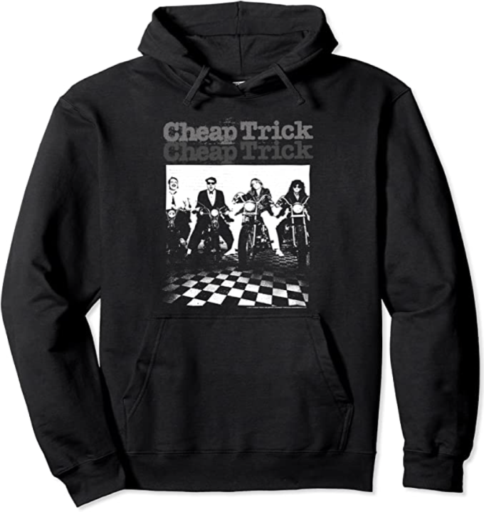 Cheap Trick Motorcycles Pullover Hoodie