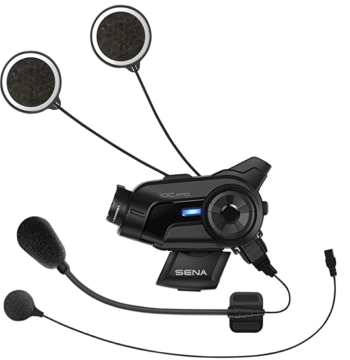 Sena 10C Pro Casque Bluetooth pour moto Système de caméra et de communication