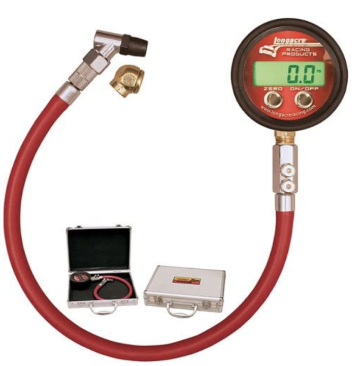 NEW LONGACRE DELUXE PRO DIGITAL TIRE PRESSURE AIR GAUGE, 0-60 PSI, READS 0.1 PSI, RACING and more