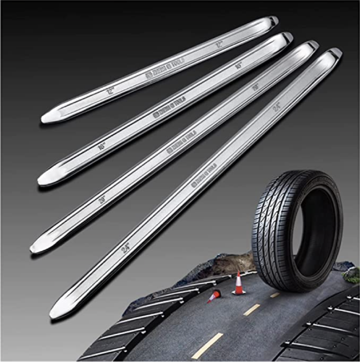 QXXJH Crowbar Tire Iron Set Remove Tyre Tools Motorcycle Bike Professional Tire Change Kit Crowbar Spoons Pry Bar Pry Rod Multiple Usage, Color 32 inch 800mm