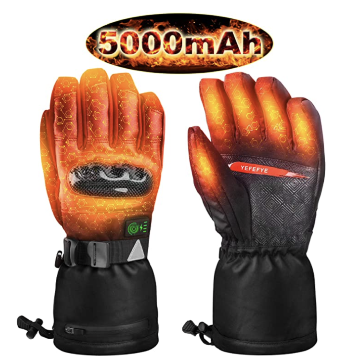 Heated Gloves for Men Women - Electric Heating Gloves for Motorcycle, Outdoor Work Rechargeable