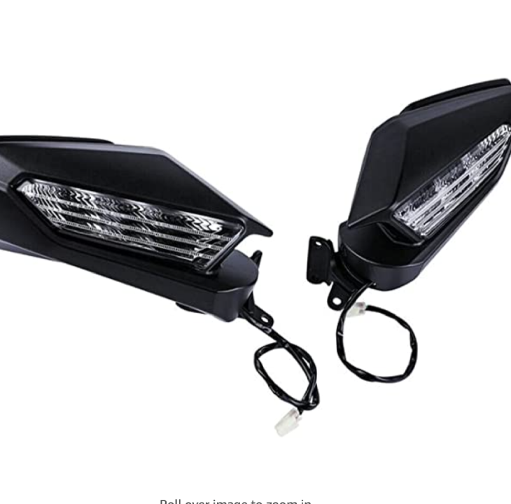 Motorbike View Mirror Motorcycle Mirror LED Turn Signal for H-o-n-d-a
