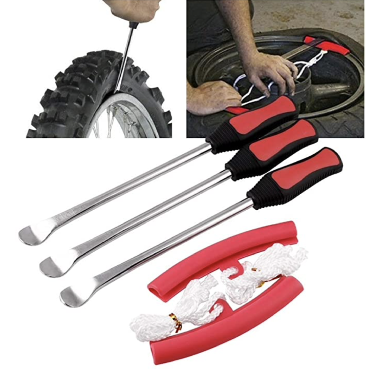 SUZYN 3 PCS cucchiaio per pneumatici leva ferro kit di strumenti moto bici professionale cambio gomme kit durevole