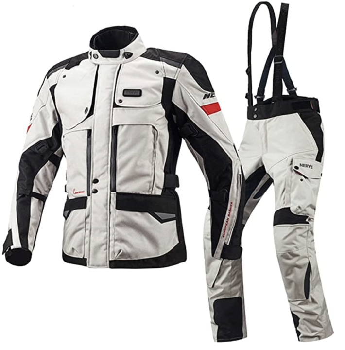Veste et pantalon imperméables, chauds et coupe-vent pour les courses de motocross.