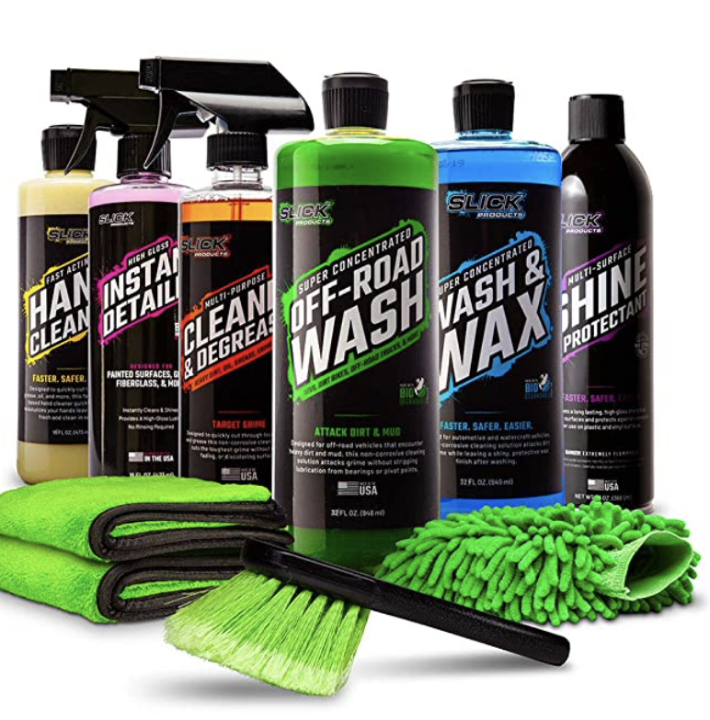 Ultimate Cleaning Kit Bundle for Car, Truck, Motorcycle, UTV, Dirt Bike, Side by Side and more